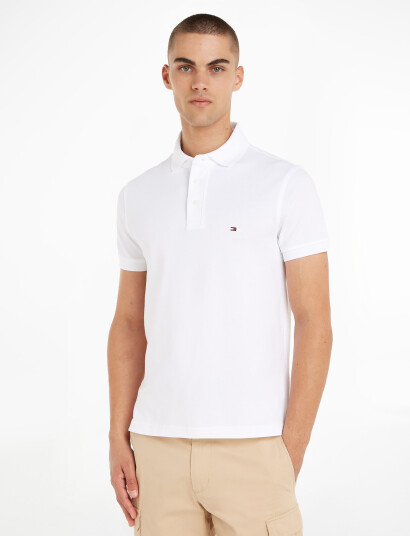 Tommy Hilfiger Core 1985 Slim Polo - White - L