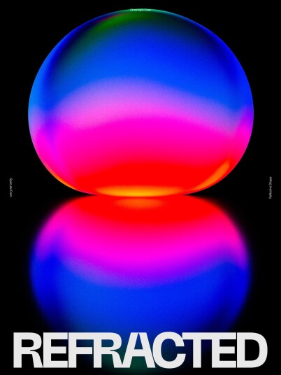 Plakat Refracted Abstrakt Kule