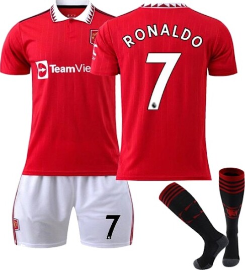 Manchester United Hjemmedrakt Fotballtrøye Barn 2223 Nr 7 Ronaldo