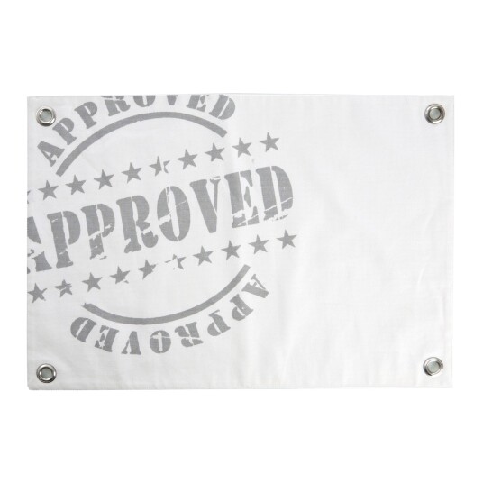 Spisebrikke Florida Approved hvit og grå 33x48 cm
