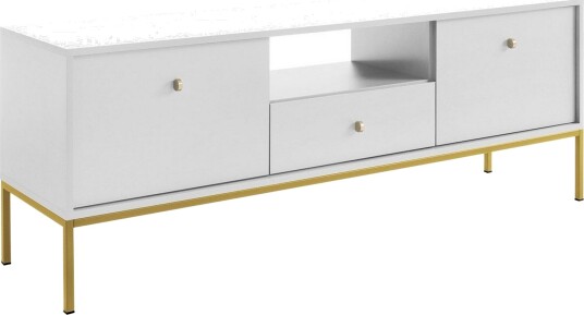 Klinkerville TV-skap 154 cm - Hvid