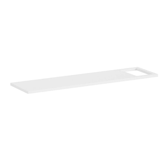 Vikingbad Badekarbro Solid Surface Hvit Matt 85cm
