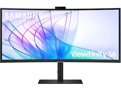 Samsung ViewFinity S6 34" Kurvet PC Skjerm UWQHD 3440 x 1440