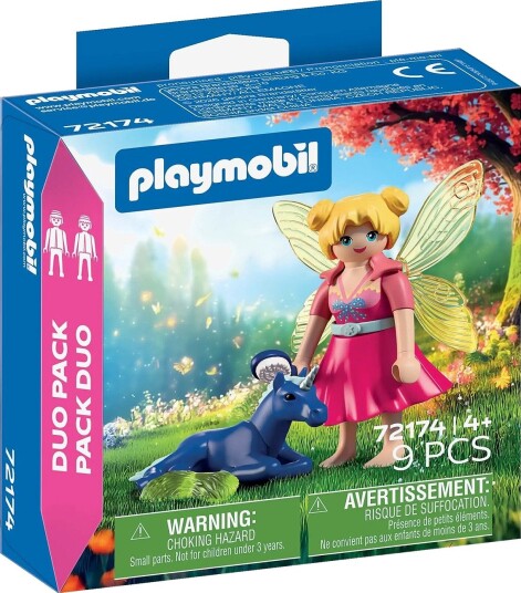 PLAYMOBIL Duopack Fe med Enhjørningføl Multicolor Byggeleker