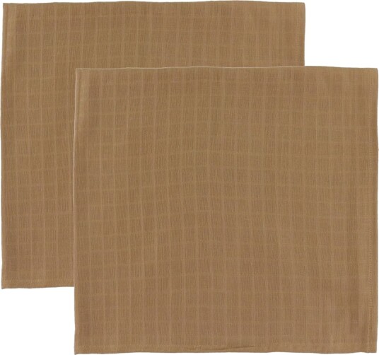 Cam Cam Stoffklutene 72x72 cm 2-pack Camel Cam Cam OneSize Gulpeklut Brun Cam Cam Stoffklutene 72x72 cm 2-pack Camel Cam Cam OneSize Gulpeklut Brun