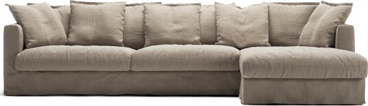 Decotique Le Grand Air 3 Seters Sofa Divan Høyre Savage Linen