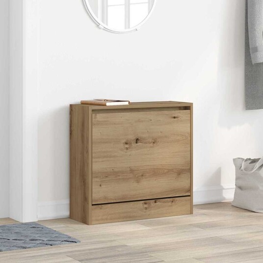 Skohylle i Artisan Eik 60x21x57 cm Konstruert Tre Skohylle i Artisan Eik 60x21x57 cm Konstruert Tre