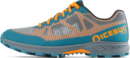 Icebug Pytho6 Men's RB9X   Petroleum/Orange