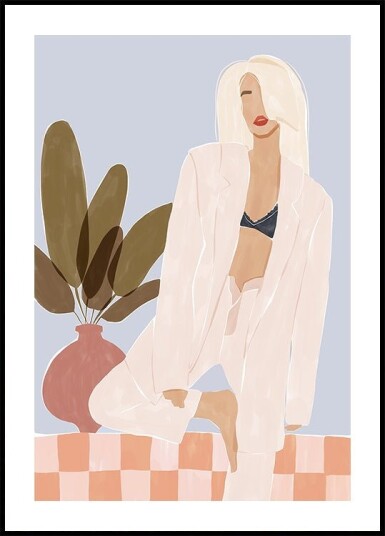 Too Lazy To Yoga Plakat Plakat / 40x50cm