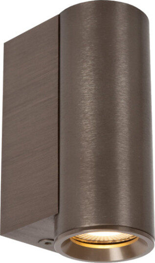 Lucide Dupla Vegglampe 1xGU10 Mørk Beige