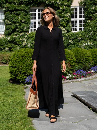 Y.A.S Savanna Long Shirt Dress Sort S Y.A.S Savanna Long Shirt Dress Sort S