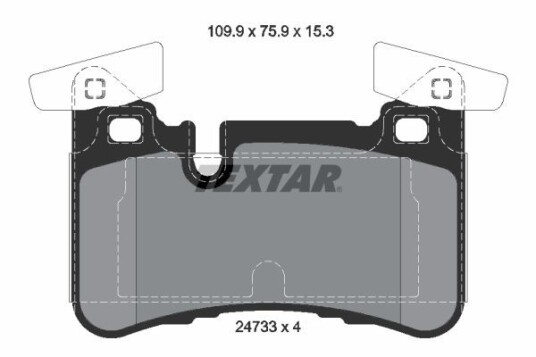 Bremseklosser TEXTAR 2473301