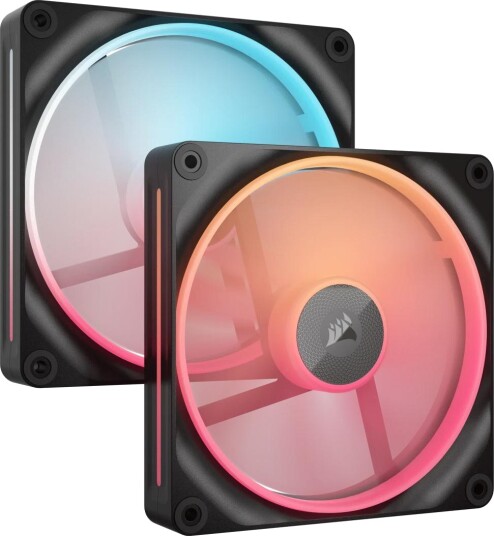 Corsair iCUE LINK LX140-R 140mm RGB Kabinettvifte 2-Pack Svart Corsair iCUE LINK LX140-R 140mm RGB Kabinettvifte 2-Pack Svart