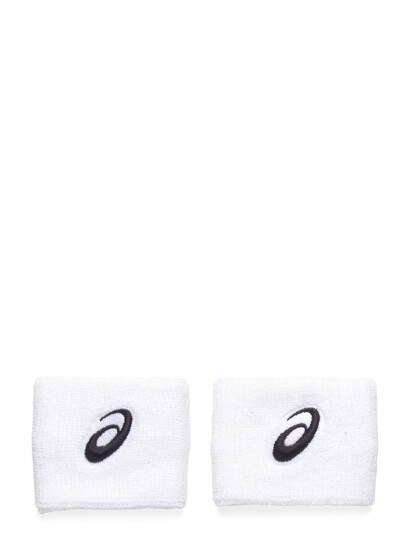 Asics Wrist Band Pair White ONE SIZE Asics Wrist Band Pair White ONE SIZE