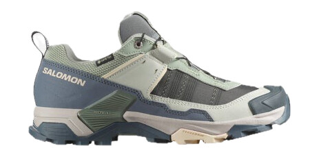 Salomon Women"s X Ultra 5 Gore-tex Seagrass/turbulence/tender Peach 37|37 1/3 Salomon Women"s X Ultra 5 Gore-tex Seagrass/turbulence/tender Peach 37|37 1/3