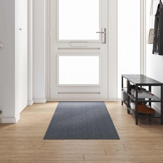  Teppeløper Grå 80 x 300 cm stoff