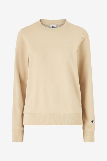 Champion Collegegenser Crewneck Beige Champion Collegegenser Crewneck Beige