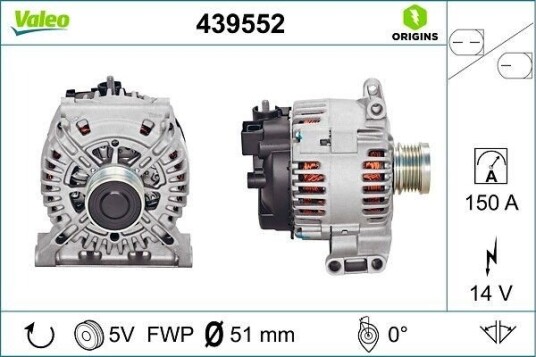 VALEO 439552 Dynamo VALEO 439552 Dynamo