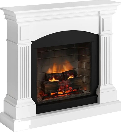 Tagu Magna Tradisjonell Elektrisk Peis - Hvit (ELP-50-415-Powerflame2)