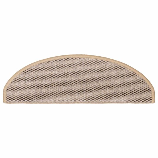  Selvklebende trappematter sisal 30 stk 65x21x4 cm lysebeige 8721288459992
