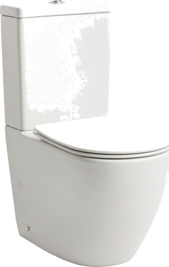 Lavabo Studio BTW Gulvstående Toalett 62x36 cm, m/slim sete, Hvit