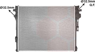 VAN WEZEL 59012704 Radiator motorkjøling VAN WEZEL 59012704 Radiator motorkjøling