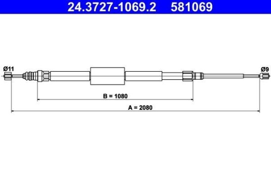 Bremsewire ATE 24.3727 1069.2 Bremsewire ATE 24.3727 1069.2