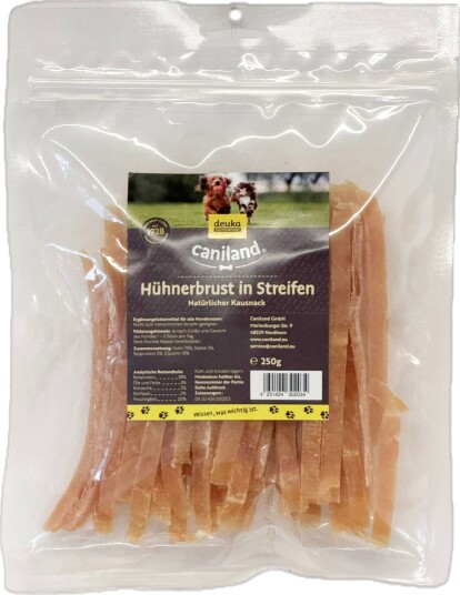 Caniland Kyllingbryst I Strimler Sparepakke 3 X 250 G