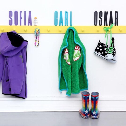 Design Letters ABC Tre bokstaver Grå Y