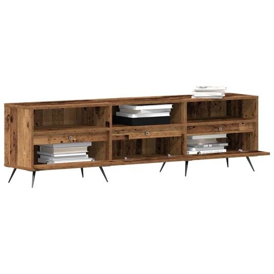  TV benk Gammelt Tre 150x30x44,5 cm Konstruert Tre