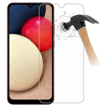 Samsung Galaxy A02s Beskyttelsesglass 9H, 0.3mm Gjennomsiktig