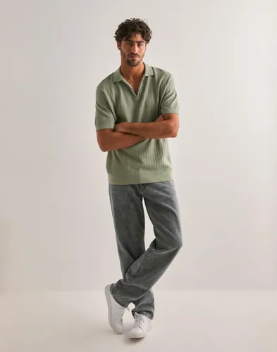 Woodbird Leroy Ash Grey Jeans Straight leg jeans Grå Woodbird Leroy Ash Grey Jeans Straight leg jeans Grå