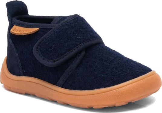 Bisgaard Navy Barefoot Basic Home Sko 24