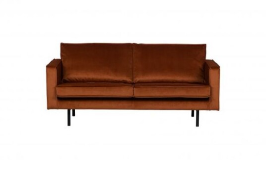 BePureHome - Rodeo 2,5 pers. sofa fløyel - Rust