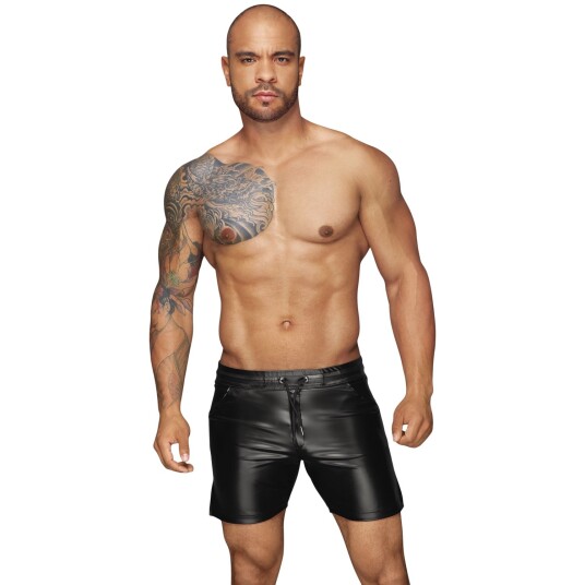 Noir Handmade Powerwetlook Shorts        - S