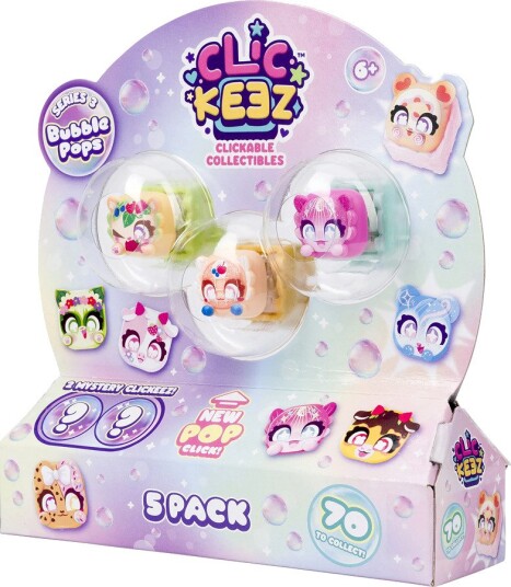 Toyrock Clickeez S3 5-Pack Multi Coloured One Size