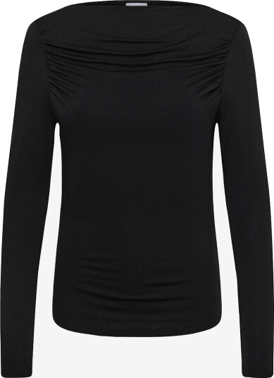 Saint Tropez Bluse ViggaSZ Boatneck Blouse Svart Saint Tropez Bluse ViggaSZ Boatneck Blouse Svart