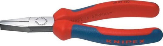 Knipex Flattang 160mm med flerkomponentgrep i Kromvanadiumstål
