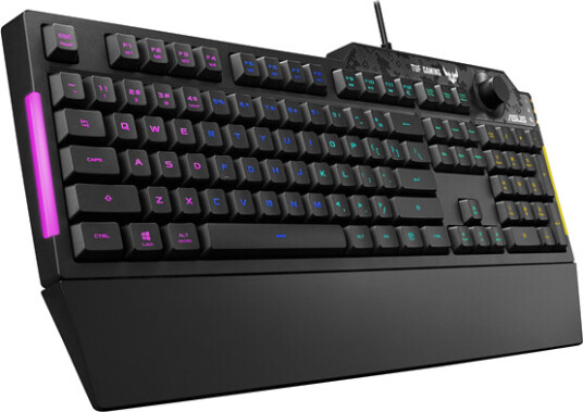 ASUS TUF Gaming K1 - Nordic Layout - Gamingtastatur - Nordisk - Svart