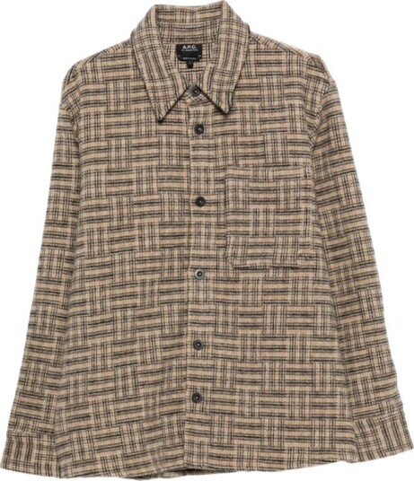 A.p.c. Herre Skjorter Beige L,