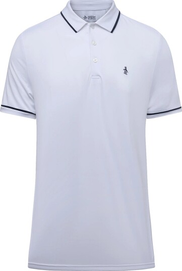 Original Penguin Golf Pete’s Solid Polo BRIGHT WHITE S