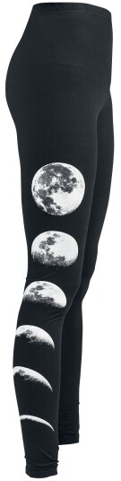 Gothicana by EMP - Goth Leggings - Leggings med Måne - S til 4XL - Damer - svart