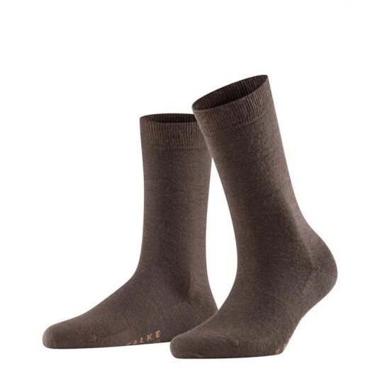 Soft Merino Sock Dark Brown