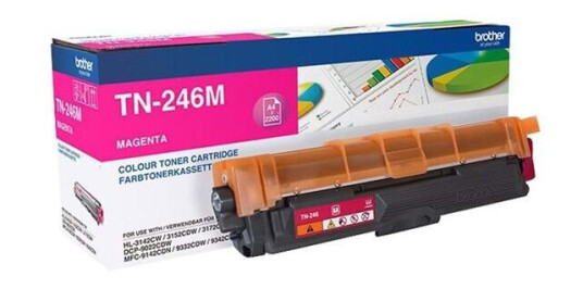 Brother TN246M - Laser toner Rød Brother TN246M - Laser toner Rød