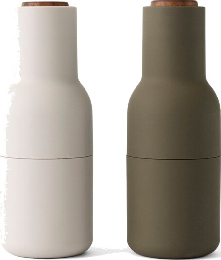 Audo Copenhagen Bottle Grinder salt og pepperkvern Hunting green-beige Audo Copenhagen Bottle Grinder salt og pepperkvern Hunting green-beige