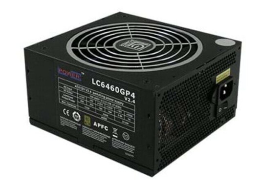 LC Power GP4 Series LC6460GP4 V2.4 Strømforsyning (PSU) - 460 Watt - 0 - Uten vifte - 80 Plus Gold sertifisert LC Power GP4 Series LC6460GP4 V2.4 Strømforsyning (PSU) - 460 Watt - 0 - Uten vifte - 80 Plus Gold sertifisert