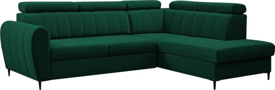 Hoffman Sofa med Sjeselong 3 seter Grønn Hoffman Sofa med Sjeselong 3 seter Grønn