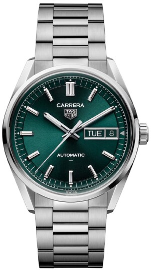 TAG Heuer Herreklokke WDA2115.BA0043 Carrera Grønn/Stål Ø41 mm