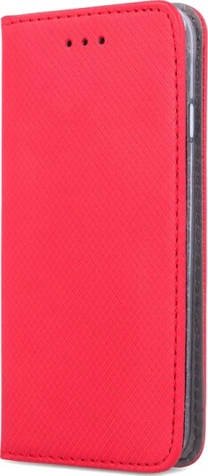 Smart Magnet Deksel iPhone 15 Kunstskinn/TPU Rød
