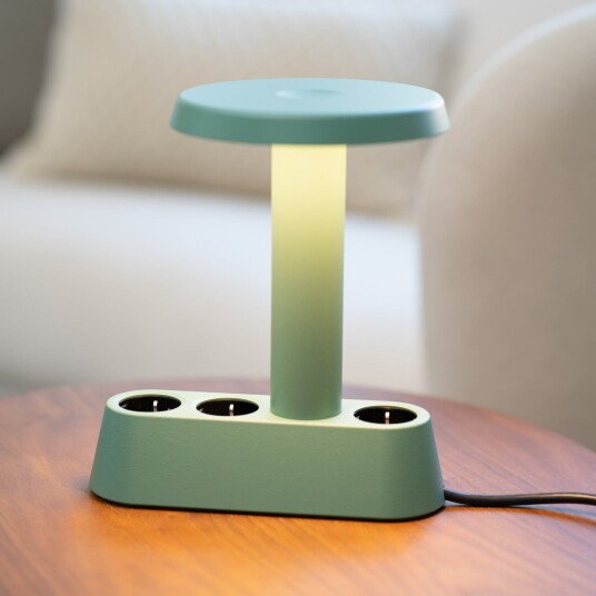 Bordlampe NOMAD COLLECTION NOMAD LAMP 01 dimmbar Grønn Stue Aluminium Design 19.1 Grønn